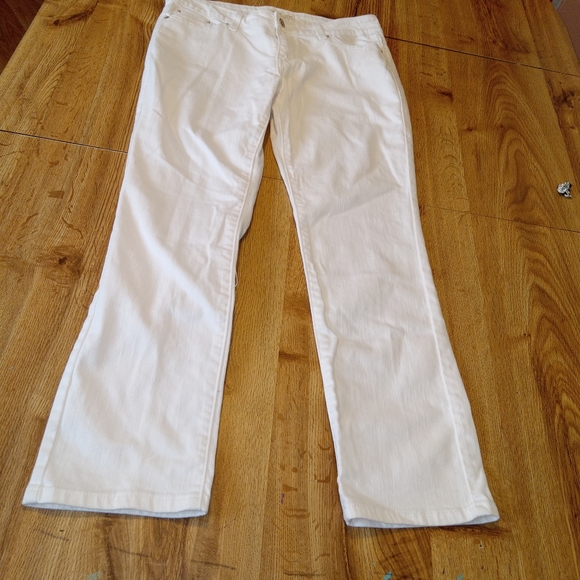 - Euc Levi's straight 552 white jeans size 8 s/c beautiful jeans - Picture 5 of 8